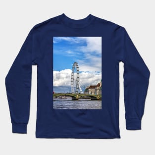 London Eye And Westminster Bridge Long Sleeve T-Shirt